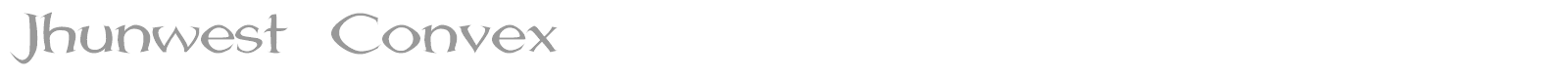 Jhunwest font preview